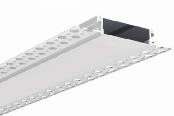 58*19mm LED Aluminium Profile Channel Untuk Pencahayaan Bangunan Arsitektur