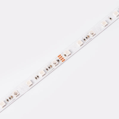 SPI Digital SMD 5050 RGB LED Strip DC24V 14.4W 10mm RGBIC LED Strip Lampu