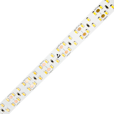 Double Line Flexible LED Strip 10mm Lebar SMD2216 280LED/M dipimpin lampu strip putih