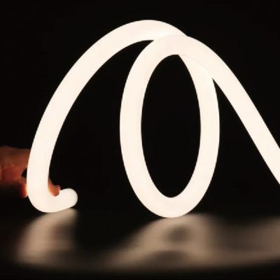D25mm Lampu strip LED Neon Bulat 360° Lampu strip Neon Silikon Bulat